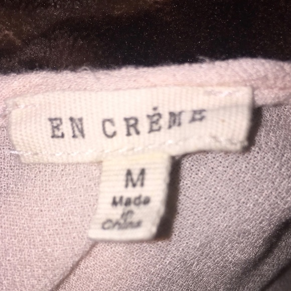 EN CREME BOHO Style embroidered Tunic Top sz M - Picture 5 of 5